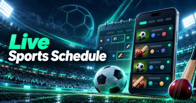 Today's live sports schedule for cricket and football