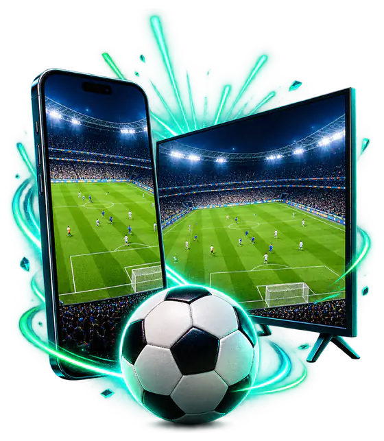 Sportzfy live sports on a phone and a TV