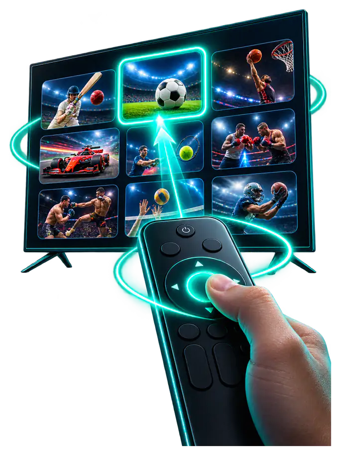 Browsing channels with a TV remote
